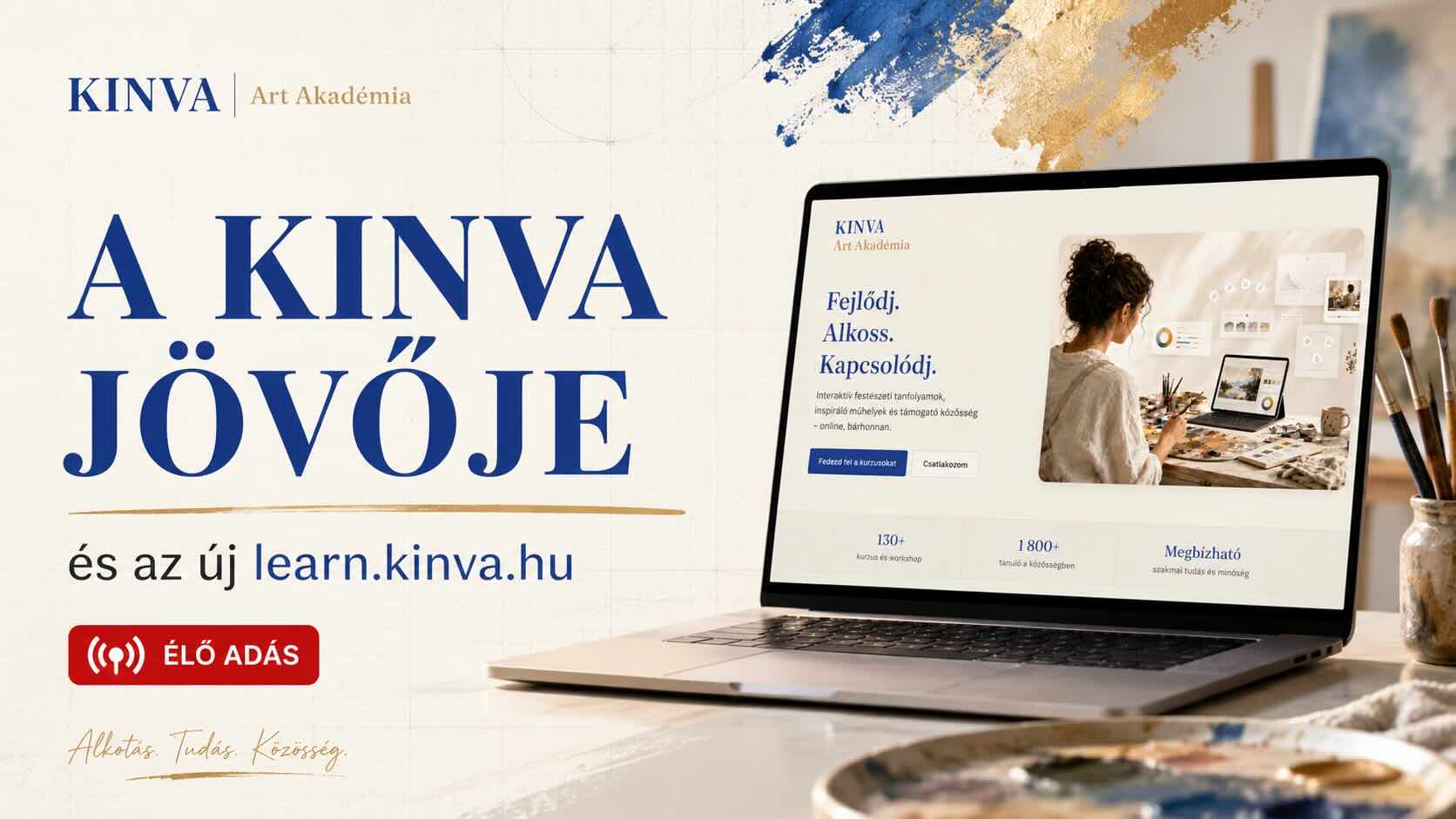 A KINVA Art jövője, az élő bemutató visszanézése
